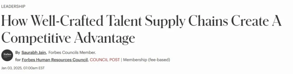 Image linking to Forbes article on Talent Supply Chains